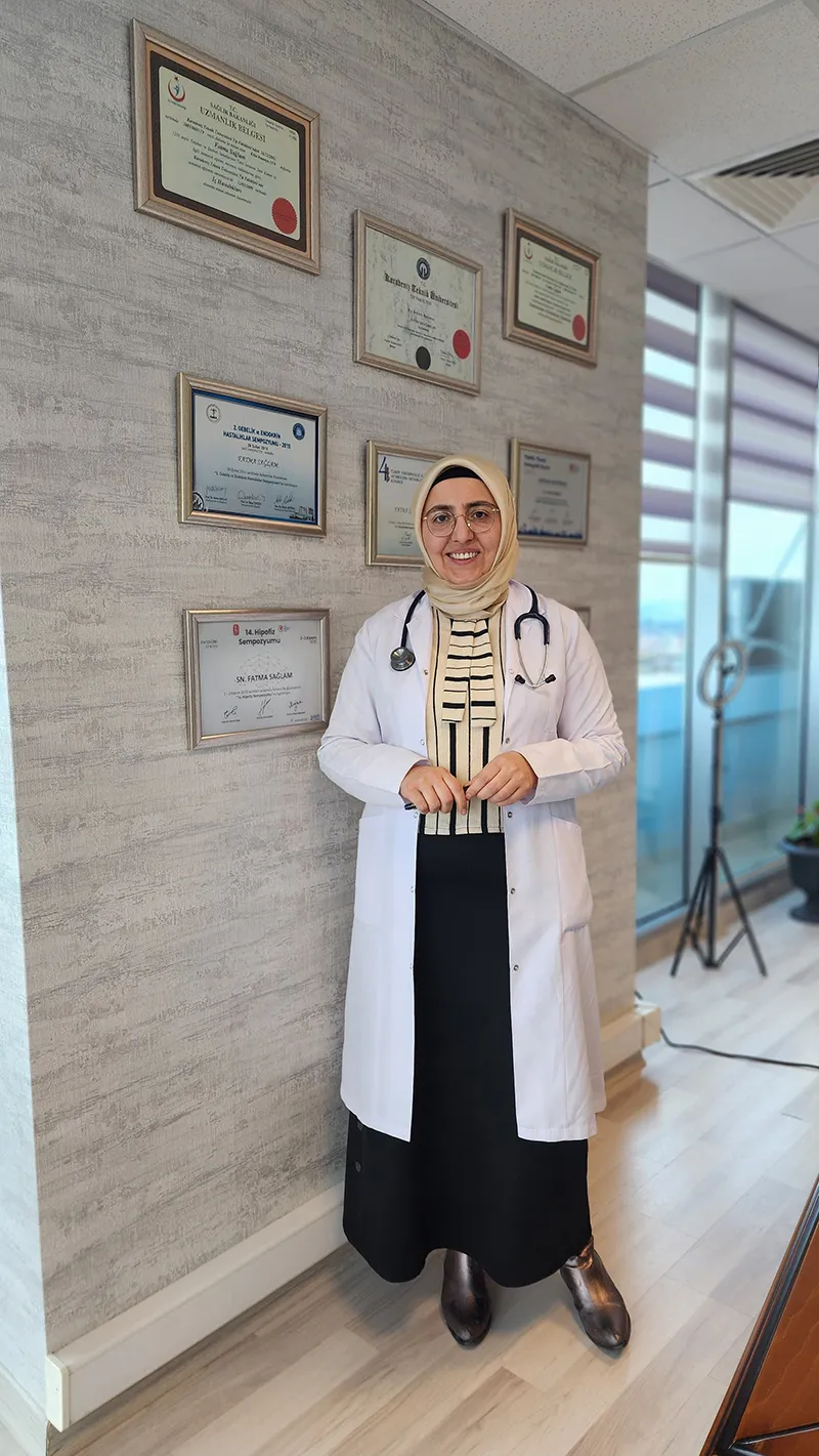 Fatma Sağlam | İç Hastalıkları, Endokrinoloji ve Metabolizma Hastalıkları Uzmanı